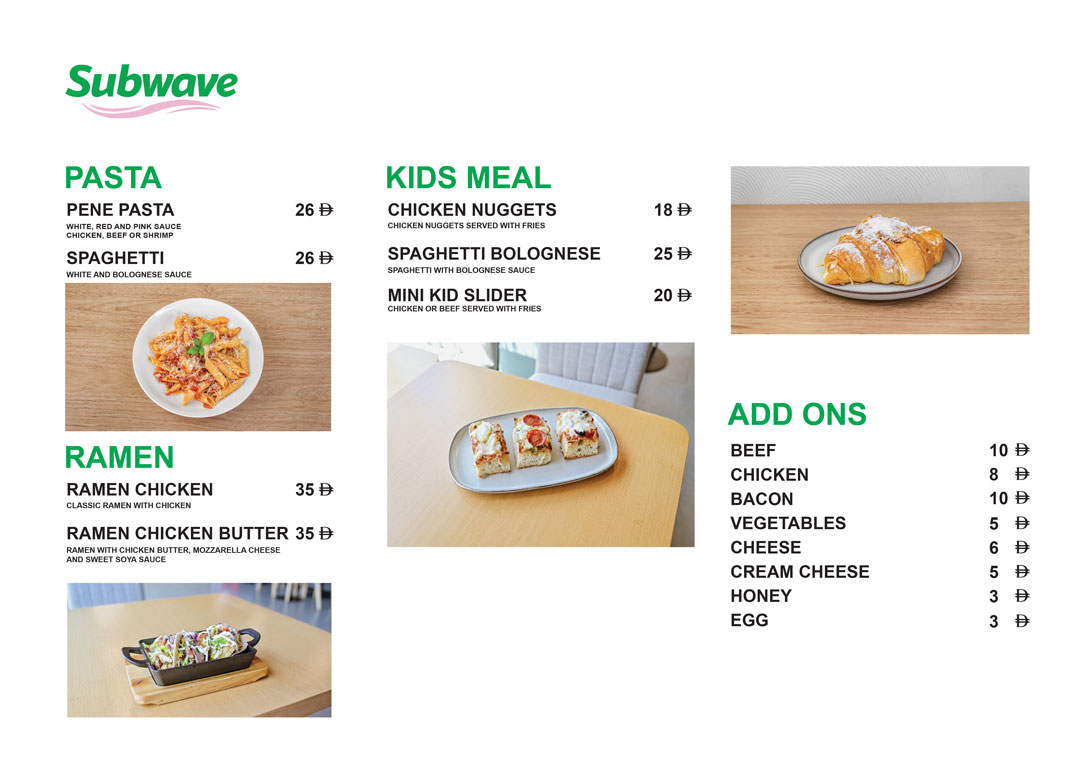 Subwave Restaurant Sandwich